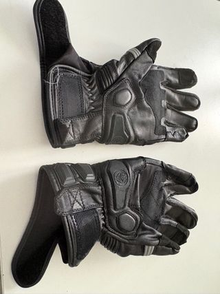 Guantes Moto Armure Negros y Dorados