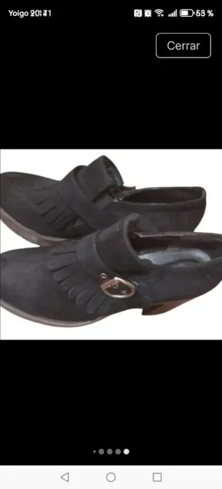 Zapatos Amor Amore ante flecos tacón