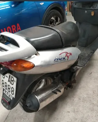 Daelim Amate 125 Scooter Azul/Plata