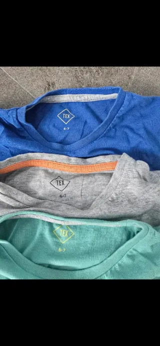 Lote 3 Camisetas Niño Tex