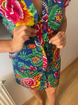 Vestido Almatrichi Estampado Floral