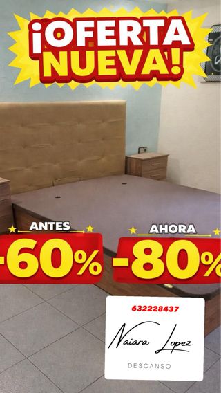 Canapé de tela y madera