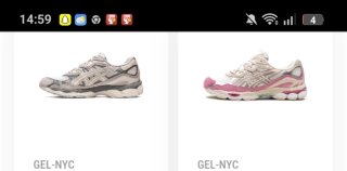 Scarpe Nike Shox TL 100€, Jordan 180€ e Asics 90€