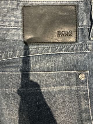 Pantalones Hugo Boss Rectos Lavados
