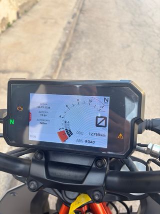 KTM Duke 125 Gris Naranja