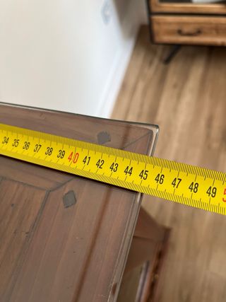 Mueble botellero vinoteca madera y cristal