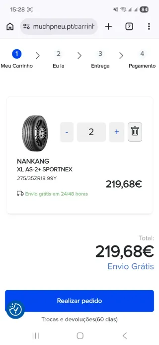 Neumaticos nuevos!! NANKANG sportnex 275/35R18 99Y