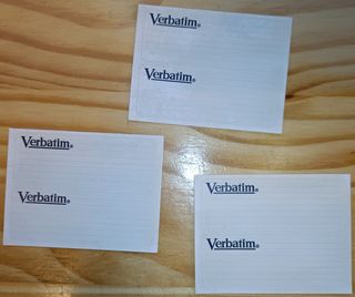 20 Cintas DC2120 Verbatim, 3M, Fuji 120MB