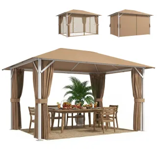 Carpa Jardín 3x4m con Techo Ventilado