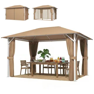 Carpa Jardín 3x4m con Techo Ventilado