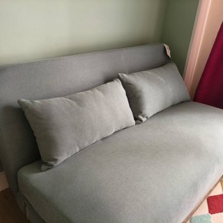 Sofá Cama 2 Plazas Maison du Monde verde agua