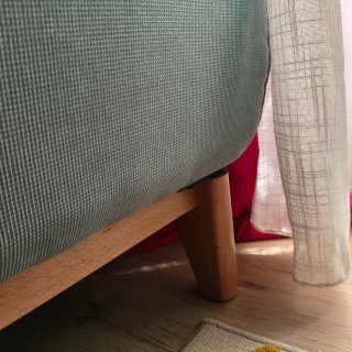 Sofá Cama 2 Plazas Maison du Monde verde agua