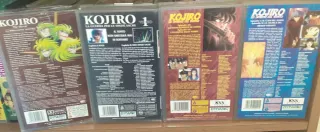 Lotto 4 VHS vintage anime oav Kojiro,manga cartoon