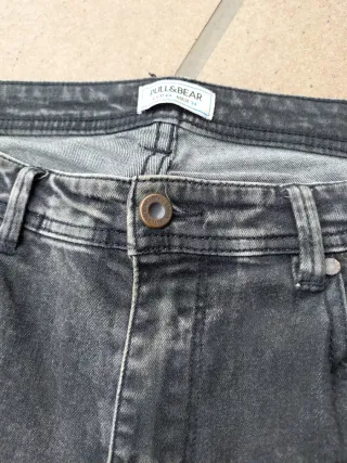 Pantalón tejano hombre gris oscuro TALLA 44 EUR