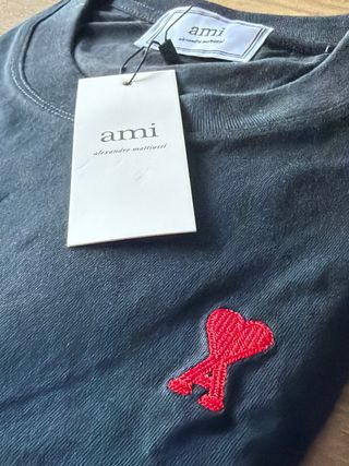 Camiseta Ami Paris Negra Talla s