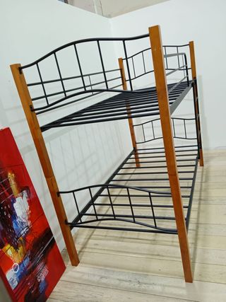 OFERTON DE LITERA INDIVIDUAL DE FORJA Y MADERA