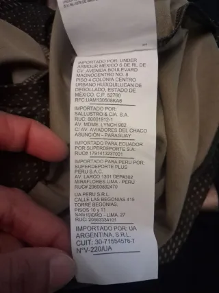 Camisa Under Armour Verde Talla XL