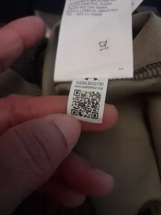 Camisa Under Armour Verde Talla XL