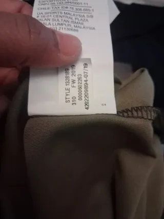 Camisa Under Armour Verde Talla XL