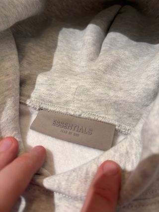 Felpa Essentials Grigia