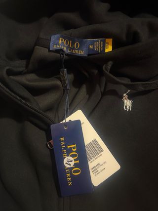 Felpa con cappuccio Polo Ralph Lauren nera