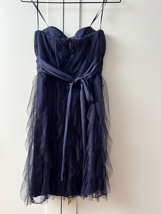 Vestido azul marino fiesta talla 36