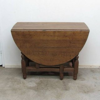 Mesa ovalada madera provenzal alta calidad