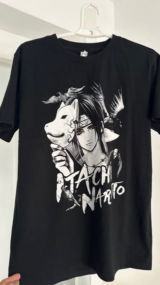 Camiseta Uchiha Itachi Naruto Negra