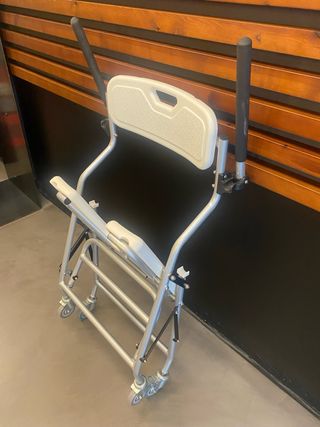 Silla Ducha Baño Plegable con Ruedas