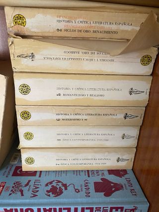 Historia y critica de la literatura española. 5...
