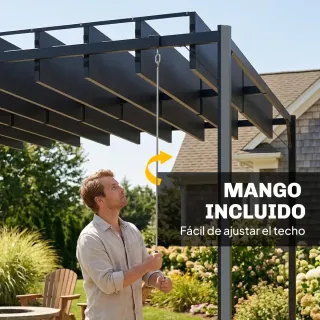 Pérgola de Jardín 3x4m UPF 50+