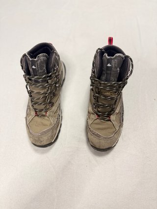 Scarpe Trekking Quechua MH100 Grigio/Verde Oliva