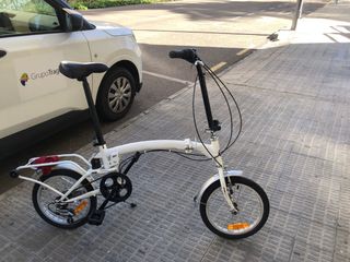 Bicicleta plegable camping casi nueva