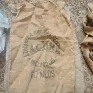 10 Sacos Antiguos de Tela