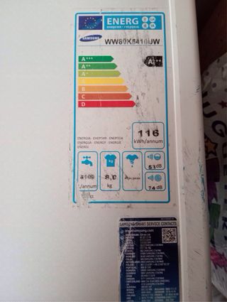 Lavadora Samsung 8 Kg Digital Inverter