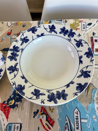 Vajilla Vista Alegre Flores Azules