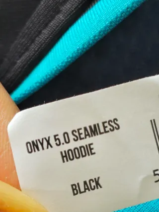 Gymshark Onyx V5 Hoodie Talla M Negra