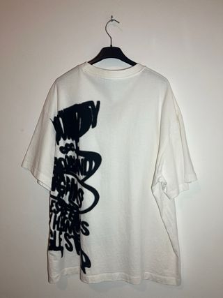 Maglietta Bershka bianca con stampa