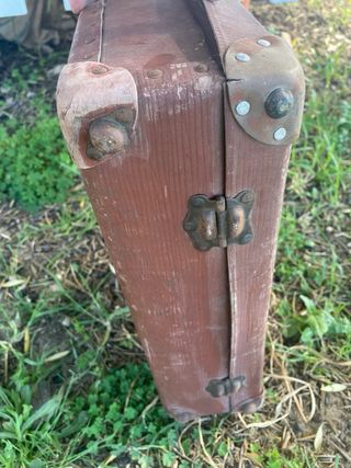 Valigia vintage La Fibra Milano Vulcanizzata