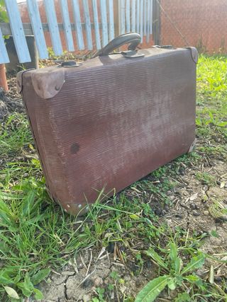 Valigia vintage La Fibra Milano Vulcanizzata