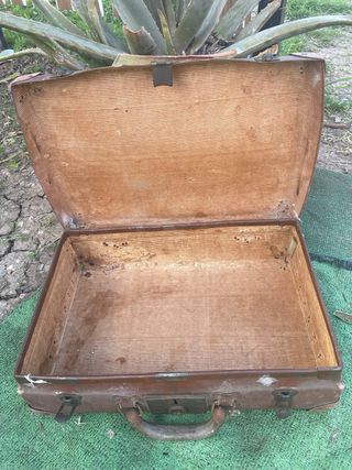 Valigia vintage La Fibra Milano Vulcanizzata