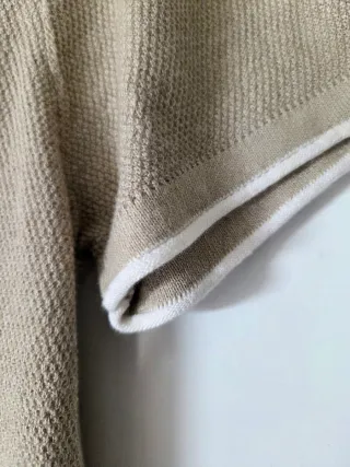 Camiseta Pull&Bear beige textura M