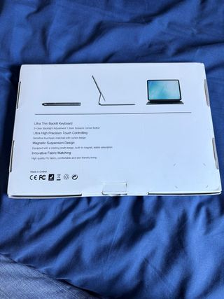 Funda Teclado iPad 10 A16 Blanca Nueva