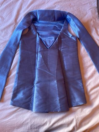Conjunto Adolfo Dominguez Top y Pantalón Azul