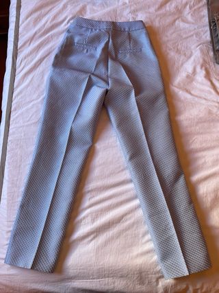 Conjunto Adolfo Dominguez Top y Pantalón Azul