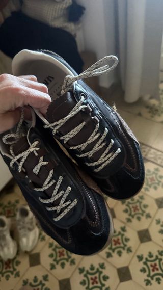 Zapatillas Zara Marrón Talla 35