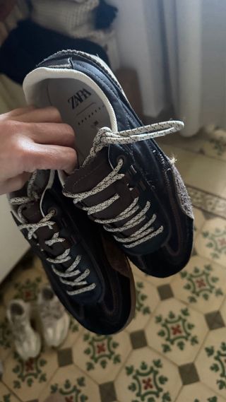 Zapatillas Zara Marrón Talla 35