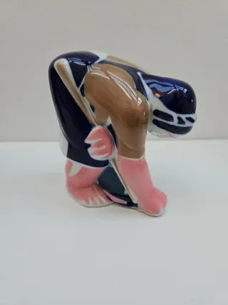 Figura mariscadora porcelana sargadelos