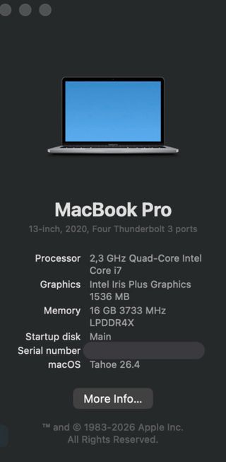 MacBook Pro i7 13” 16GB RAM