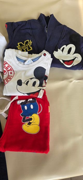 Completi bimbo 2 anni: 3 completi + 2 Mickey